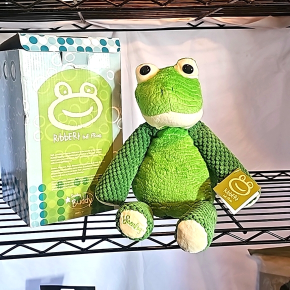 NIB, Ribbert the Frog Scentsy Buddy. - Picture 1 of 3